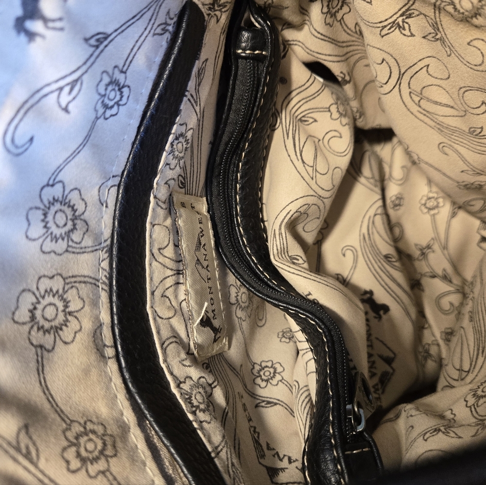 Black Studded Montana West Crossbody Bag - Picture 14 of 16